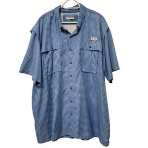 Magellan Outdoors Laguna Madre Solid Short‎ Sleeve Fish Gear Vented Shirt 3XL